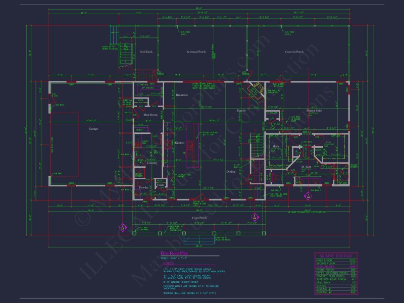 Elegant house Plan with Spacious Design, Blueprint, and CAD