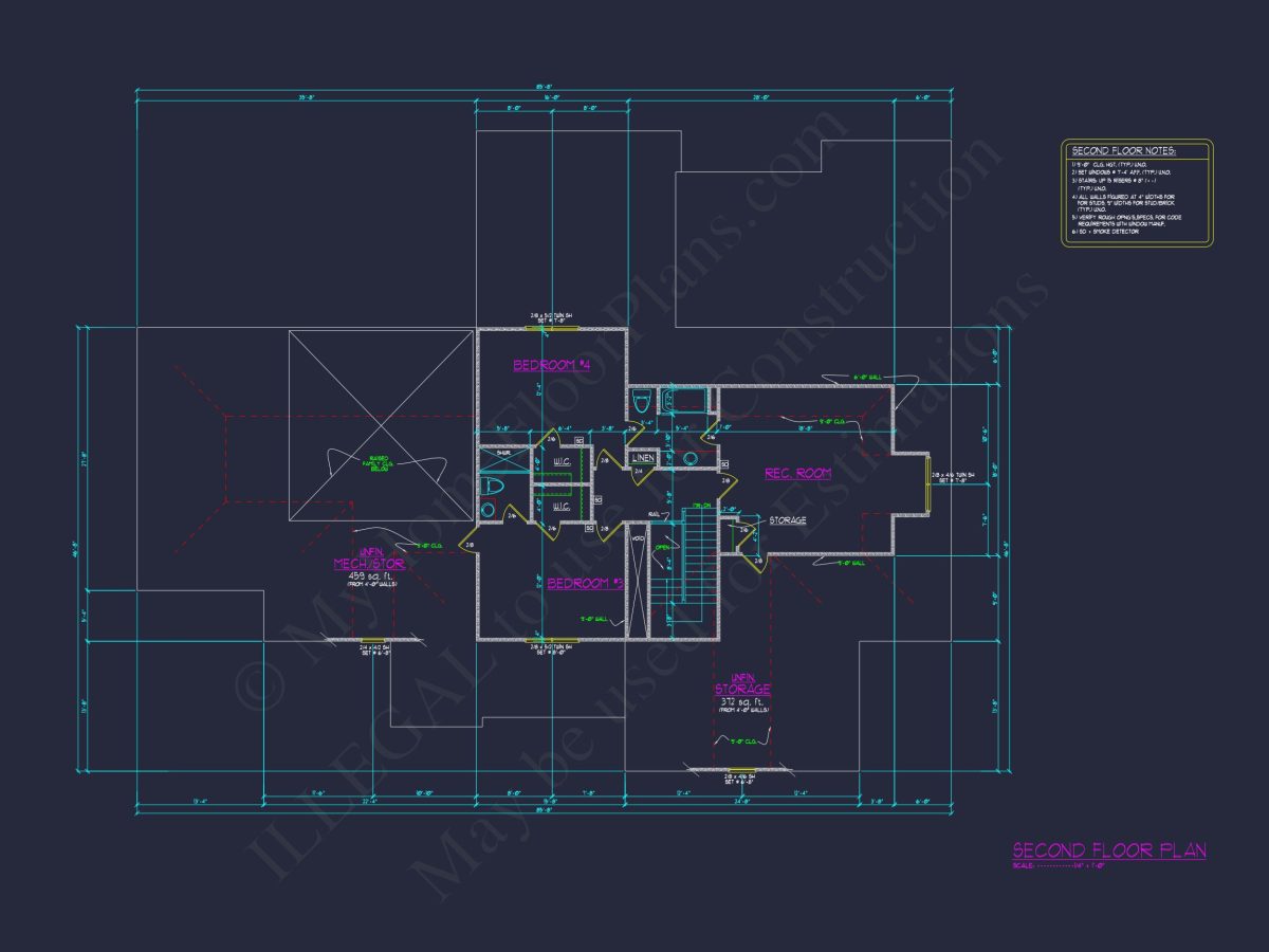 Elegant house Plan with Spacious Floor Design and CAD Blueprint