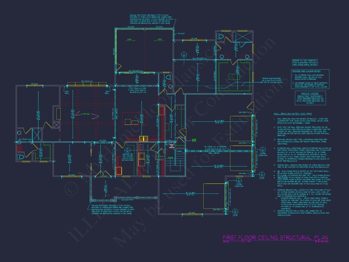Elegant house Plan with Spacious Floor Design and CAD Blueprint