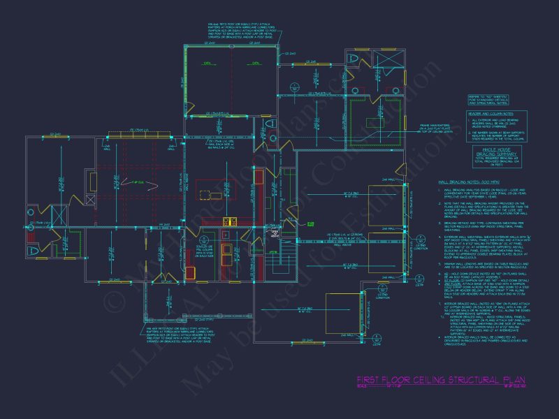 Elegant house Plan with Spacious Floor Design and CAD Blueprint