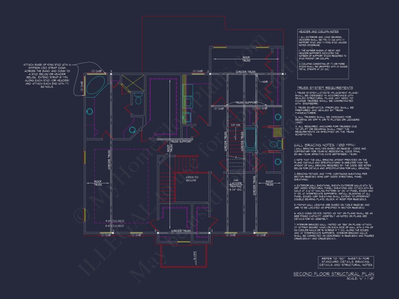 Elegant house Plan with Spacious Floor Designs and Blueprint