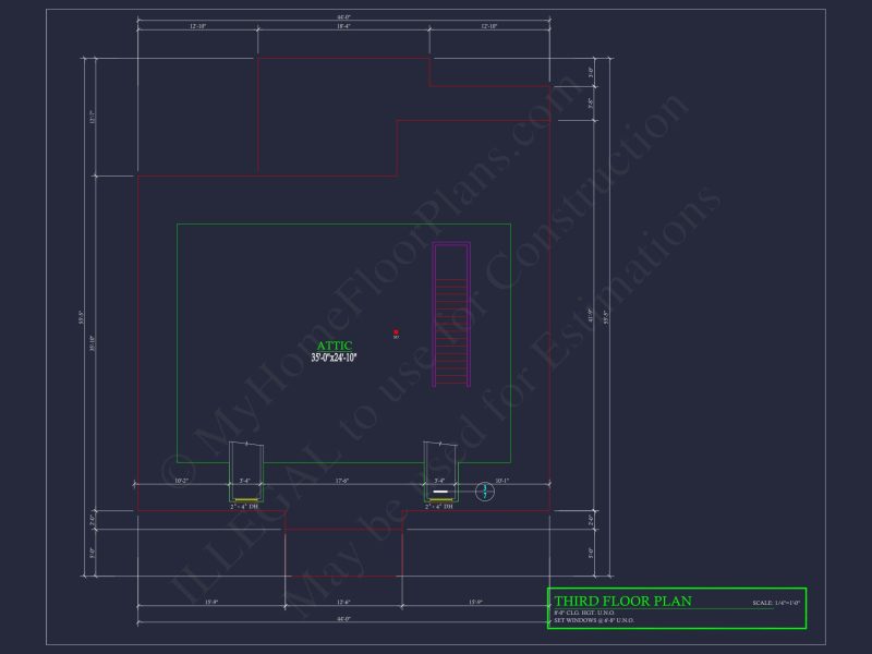 Elegant house Plan with Spacious Floor Designs and Blueprint