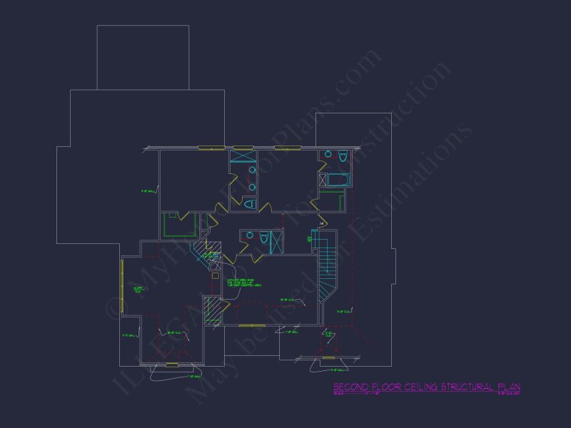 Elegant house Plan with Spacious Floor Plan & CAD Designs