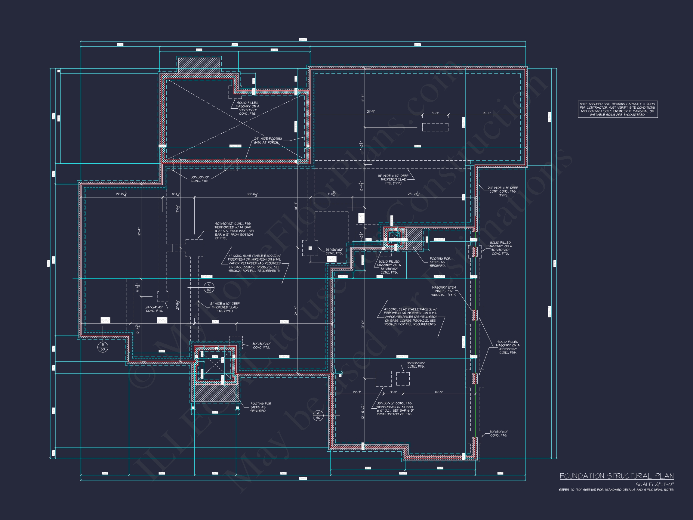 Elegant Home Plan with Spacious Floor Plan and CAD Blueprint