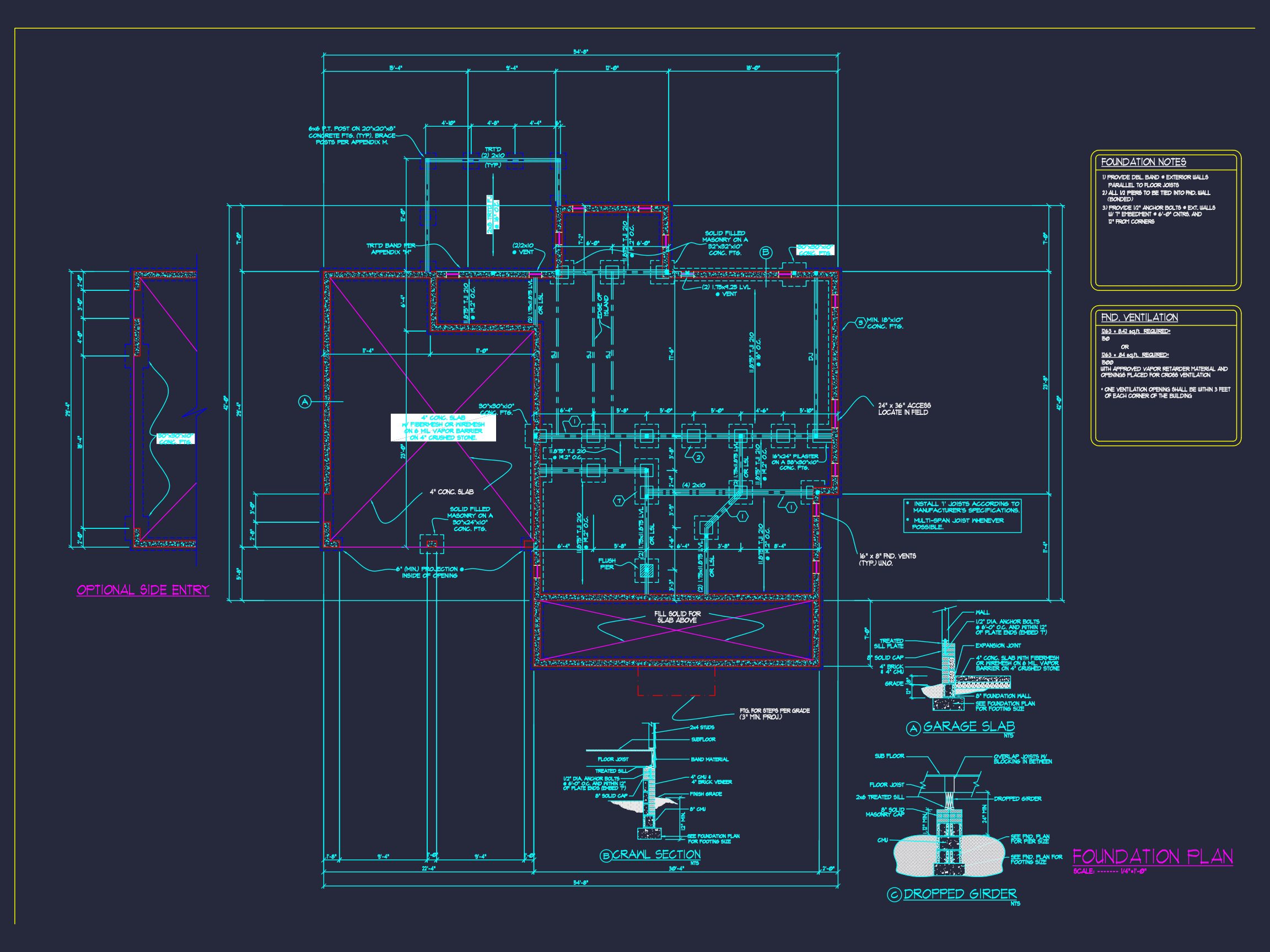Elegant Home Plan with Spacious Floor Plan and CAD Blueprint Designs