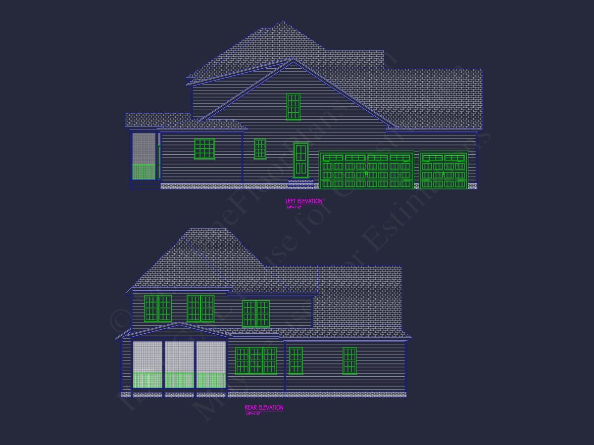 Elegant house Plan with Spacious Floor Plan and CAD Designs