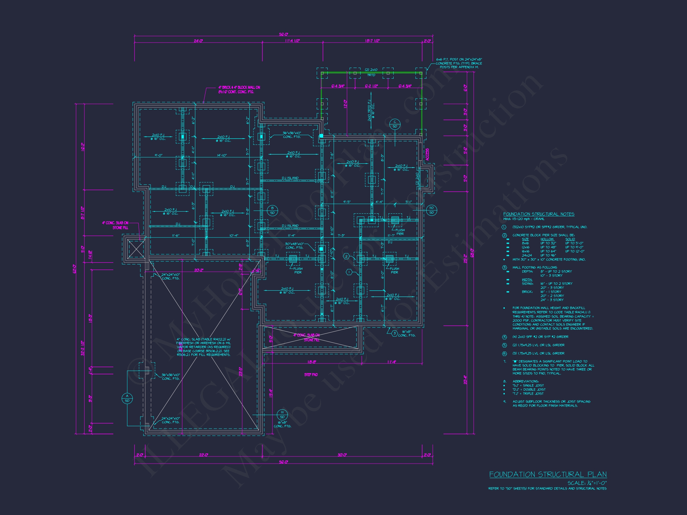 Elegant Home Plan with Spacious Floor Plan and CAD Designs