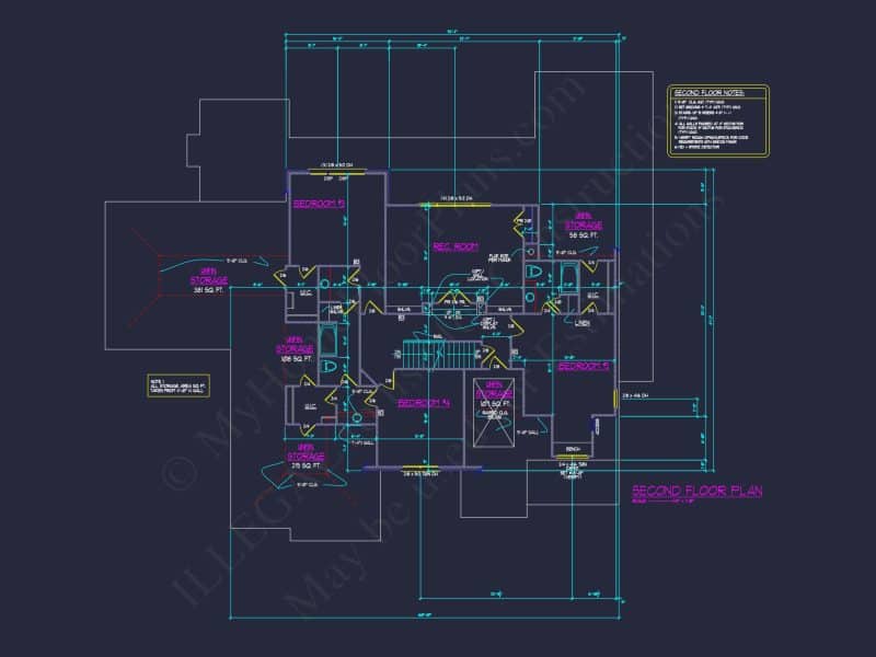 Elegant house Plan with Spacious Floor Plan, Blueprint, and CAD Designs