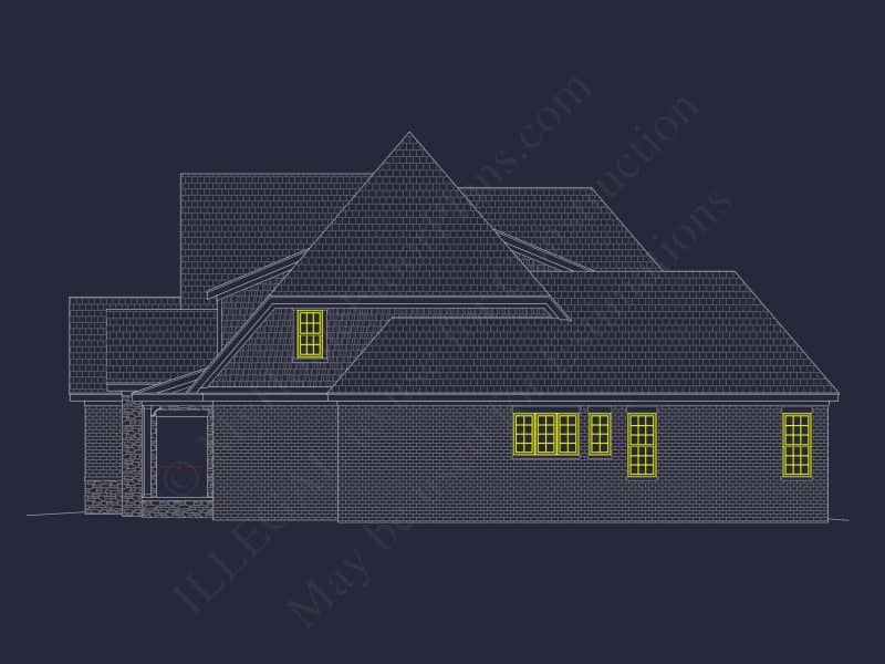 Elegant house Plan with Spacious Floor Plan, Blueprint, and CAD Designs