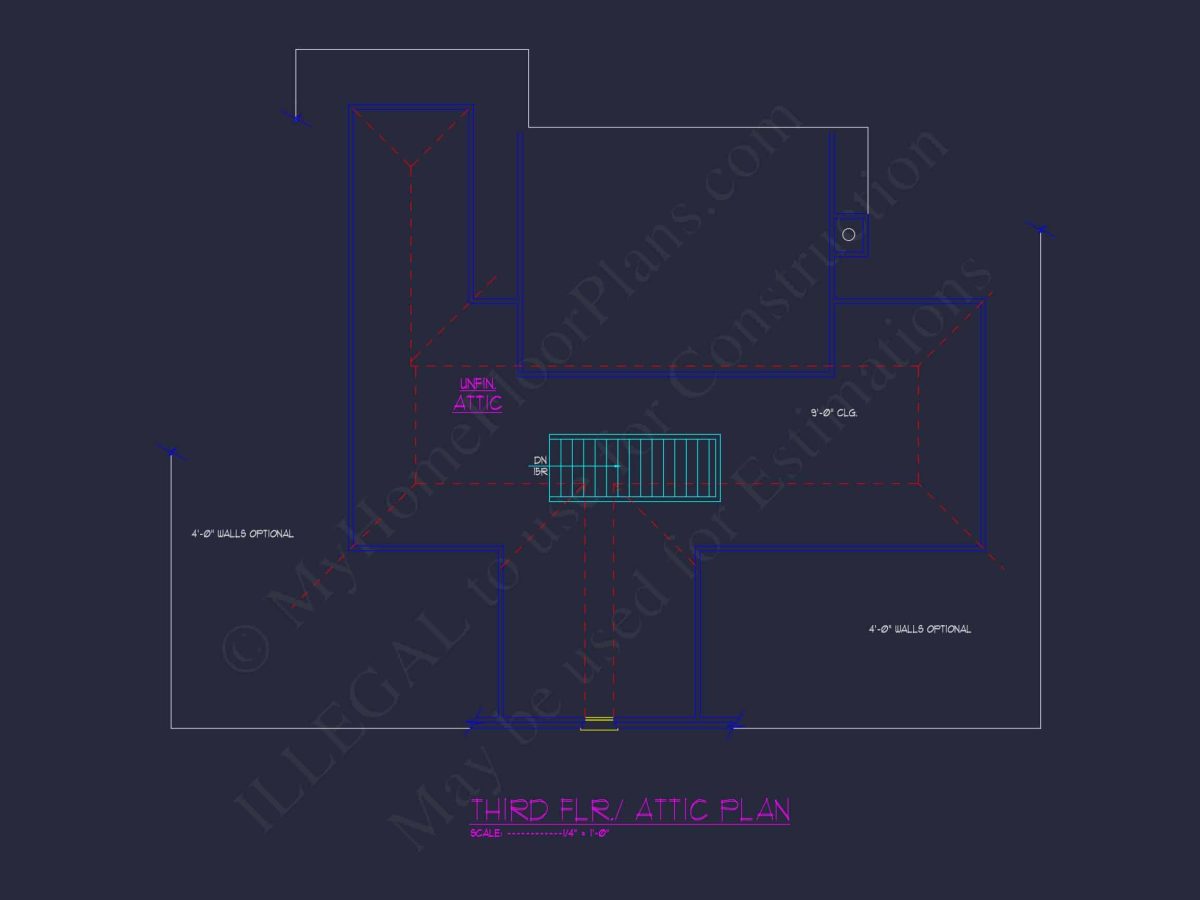 Elegant house Plan with Spacious Floor Plan, Blueprint, and CAD Designs