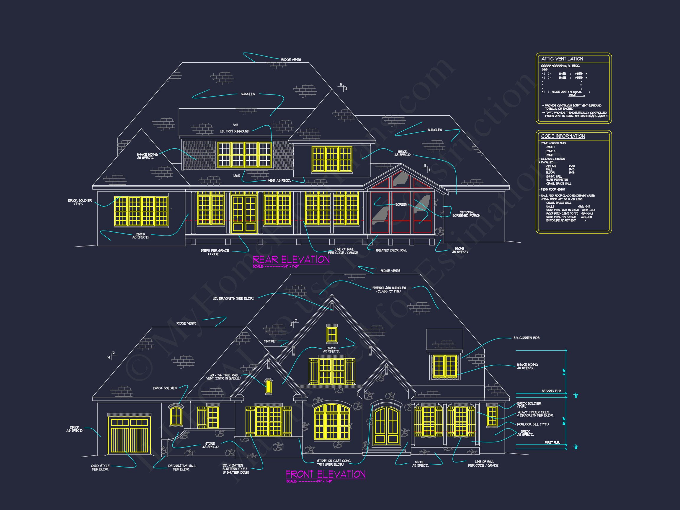 Elegant house Plan with Spacious Floor Plan,Blueprint,and CAD Designs