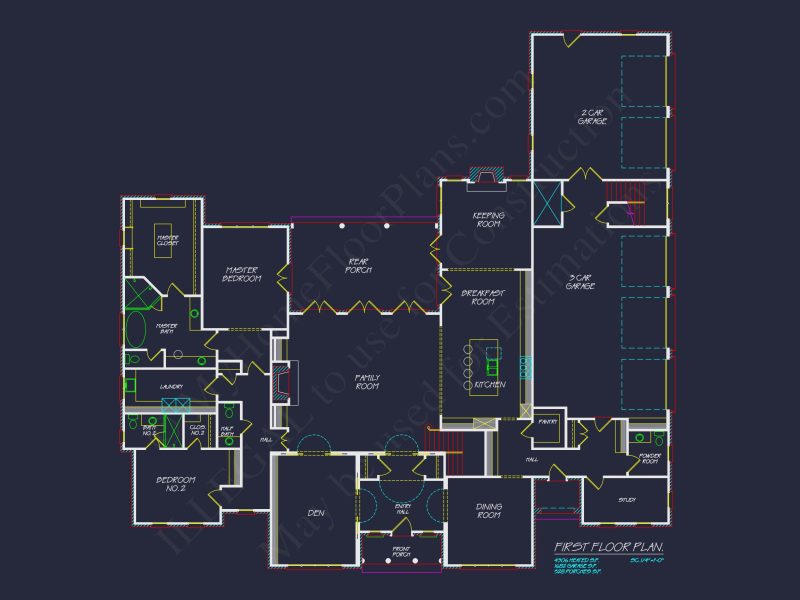 Elegant house Plan with Spacious Floor Plan, CAD Blueprints & Designs