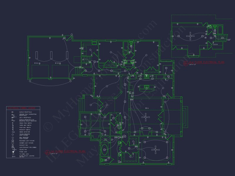 Elegant house Plan with Spacious Floor Plan, CAD Designs, and Blueprint