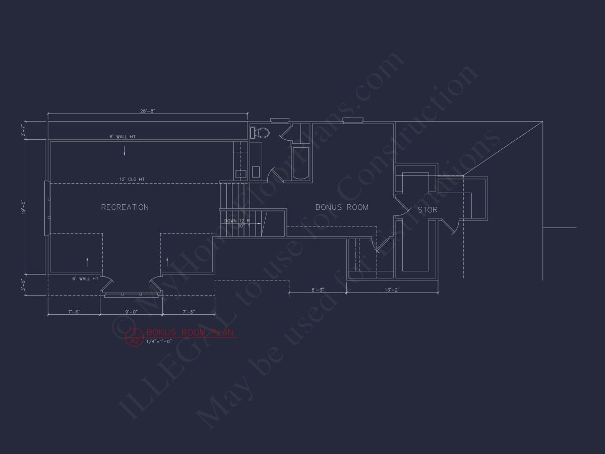 Elegant house Plan with Spacious Floor Plan, CAD Designs, and Blueprint