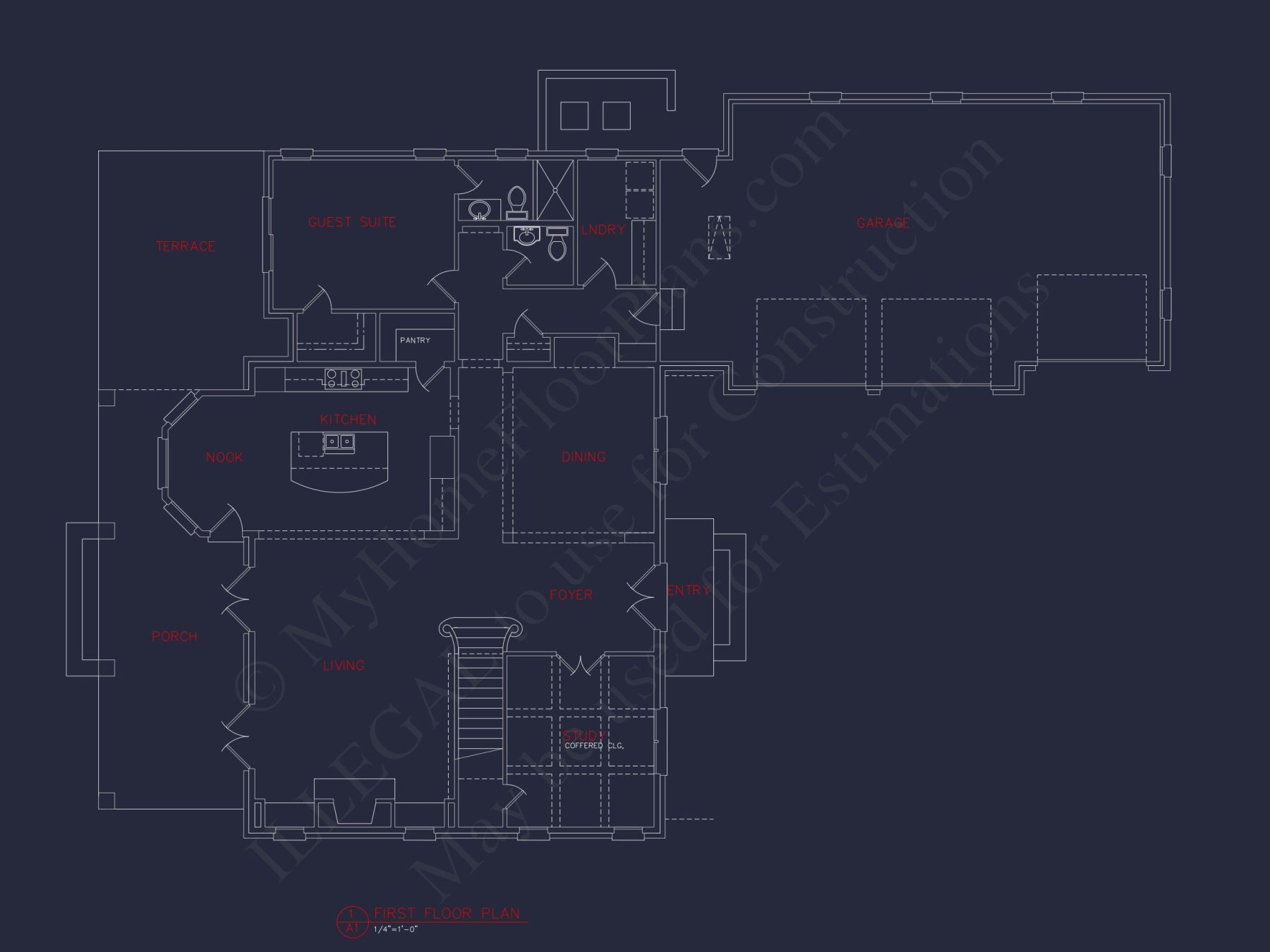 Elegant house Plan with Spacious Floor Plan, CAD Designs, and Blueprint Details