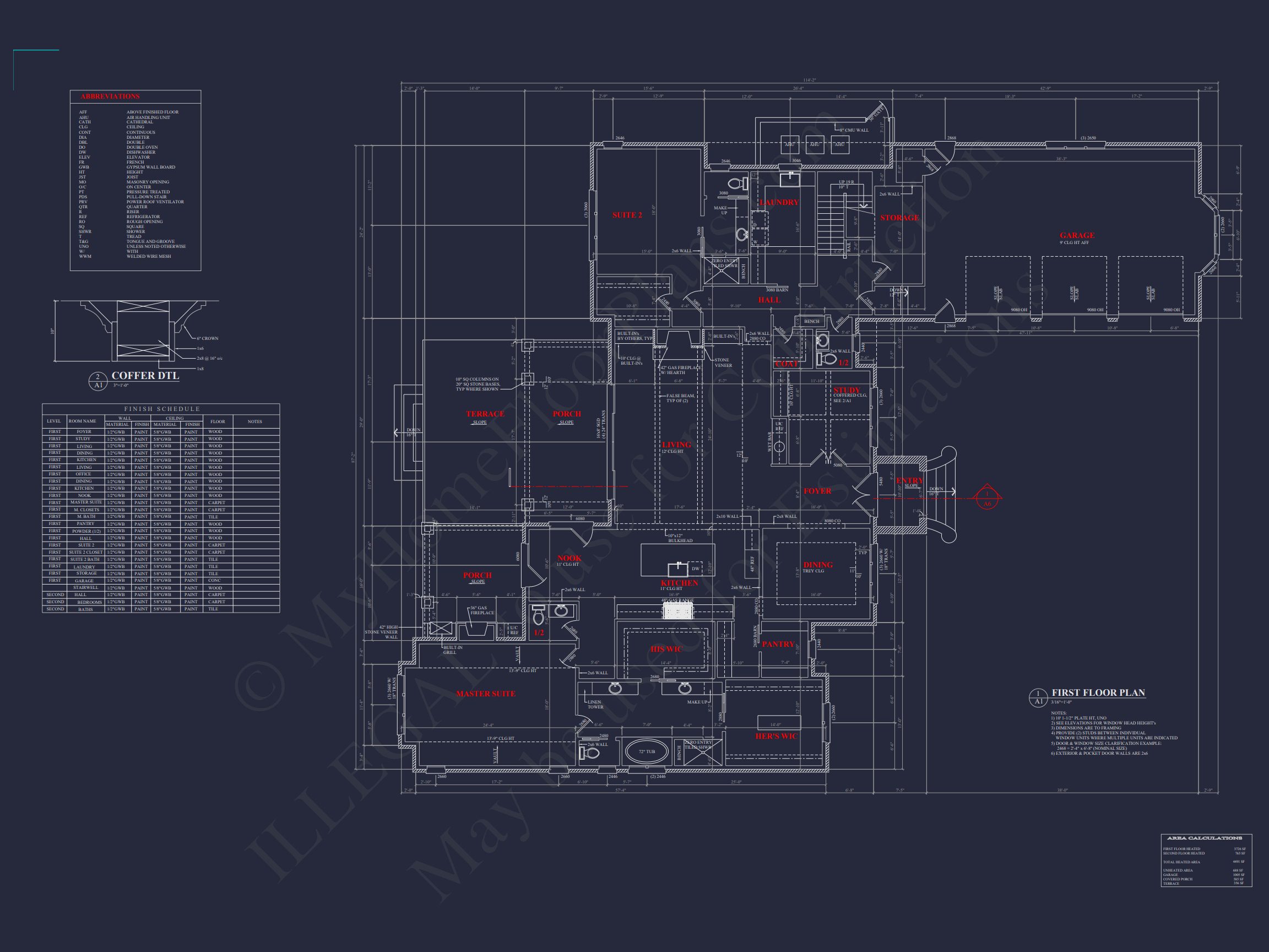 Elegant Home Plan with Spacious Layout,CAD Designs & Blueprint