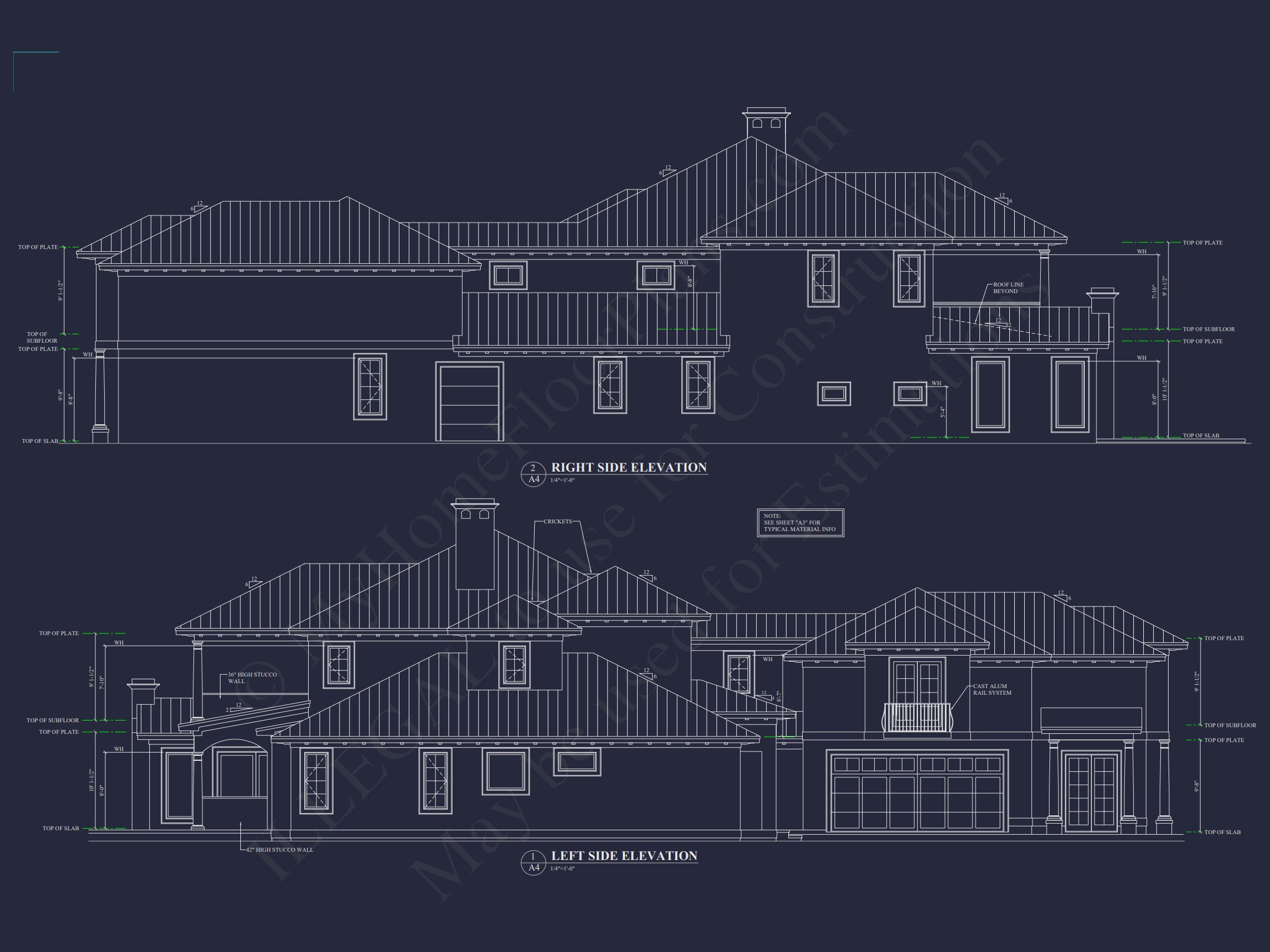 Elegant house Plan with Stunning Floor Plan and CAD Architecture Designs