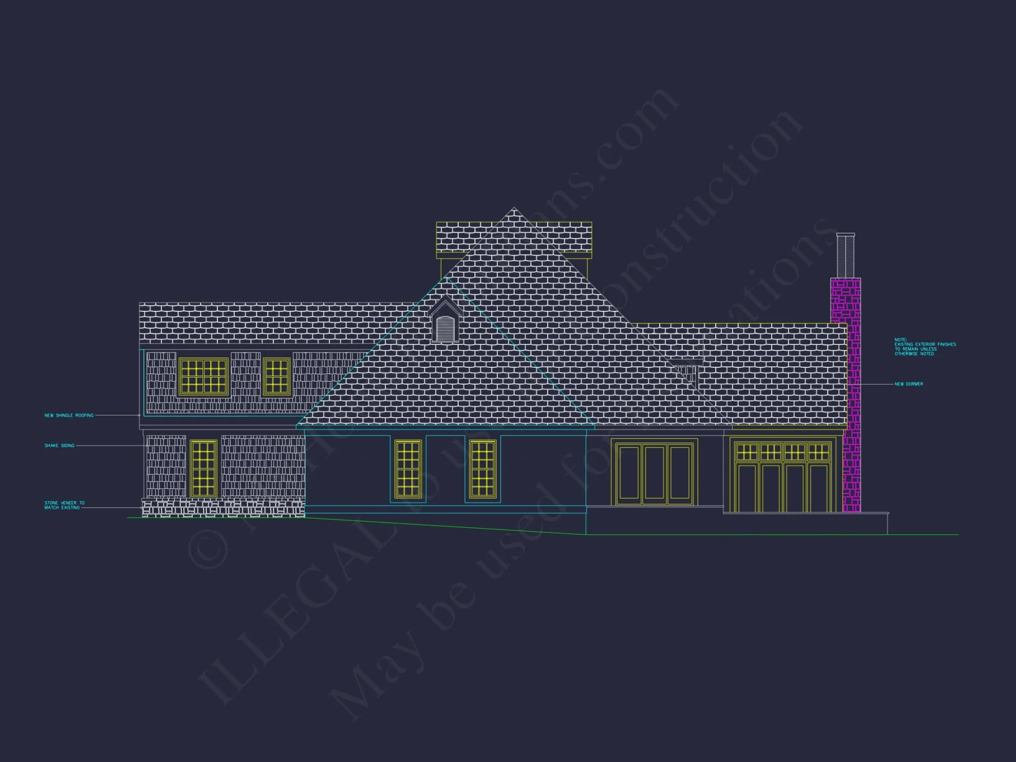 Elegant house Plan with Versatile Floor Designs and CAD