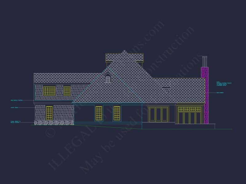 Elegant house Plan with Versatile Floor Designs and CAD