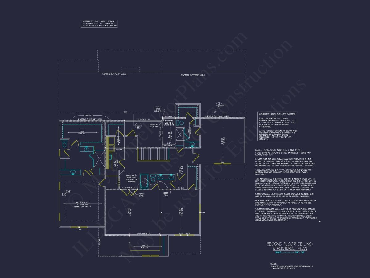 Elegant Modern Suburban house Plan with 2 Floors and 4 Bedrooms