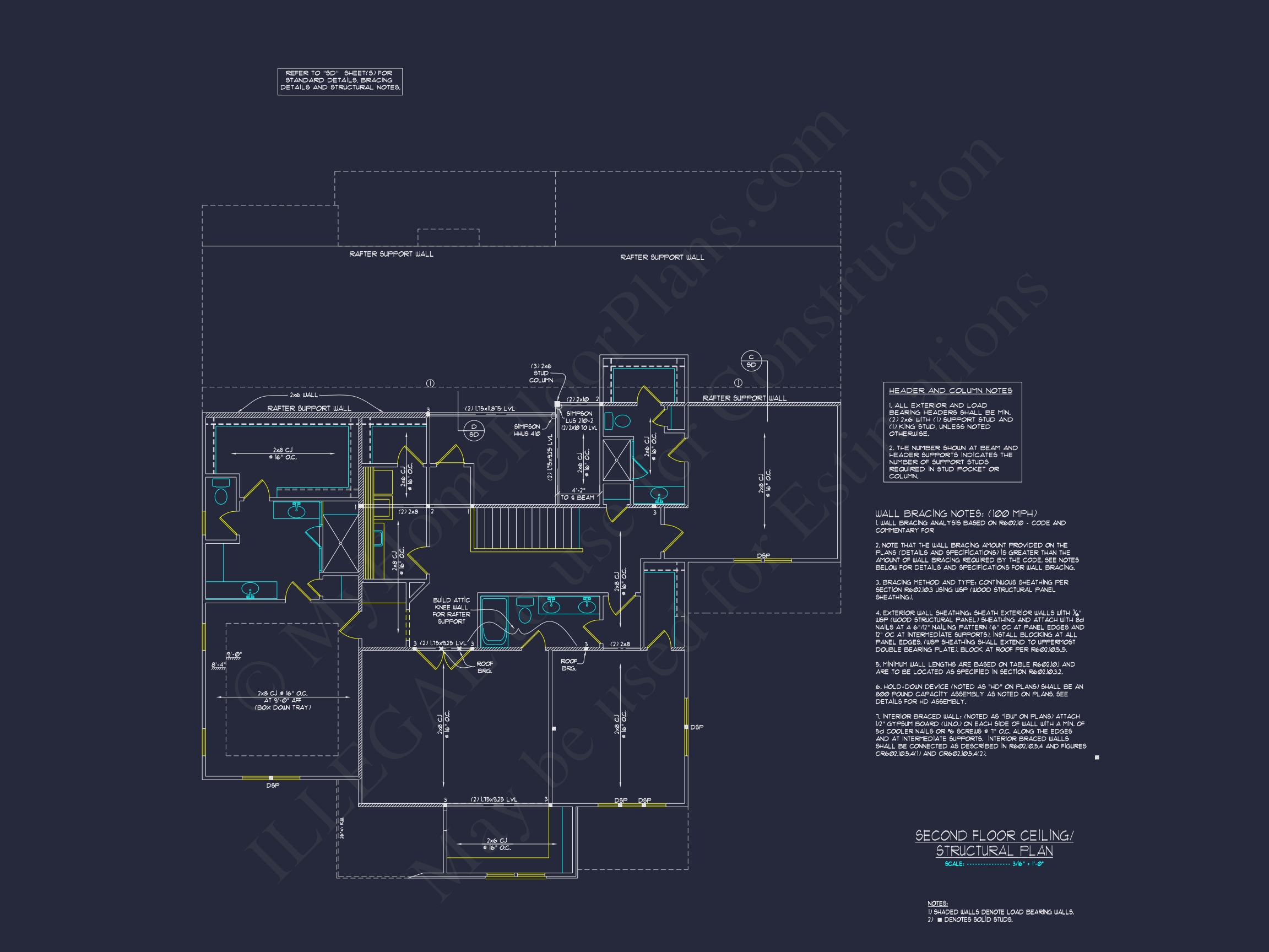 Elegant Modern Suburban Home Plan with 2 Floors and 4 Bedrooms