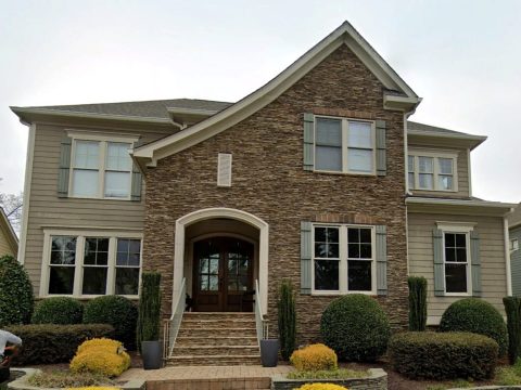 Elegant Modern Suburban house Plan with 2 Floors and 4 Bedrooms