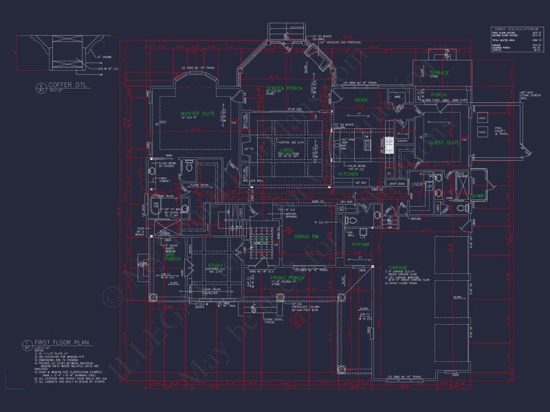 Elegant Shingle Style house Plan with 5 Beds and CAD Designs