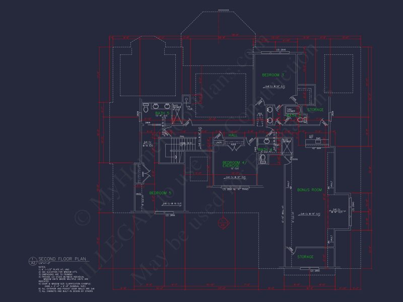 Elegant Shingle Style house Plan with 5 Beds and CAD Designs
