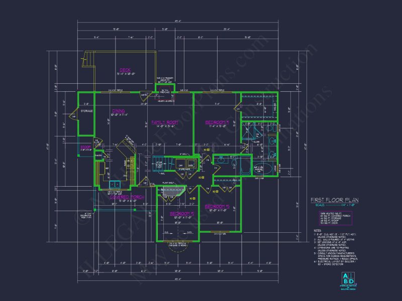 Elegant Small house Plan with CAD Blueprint for Designers
