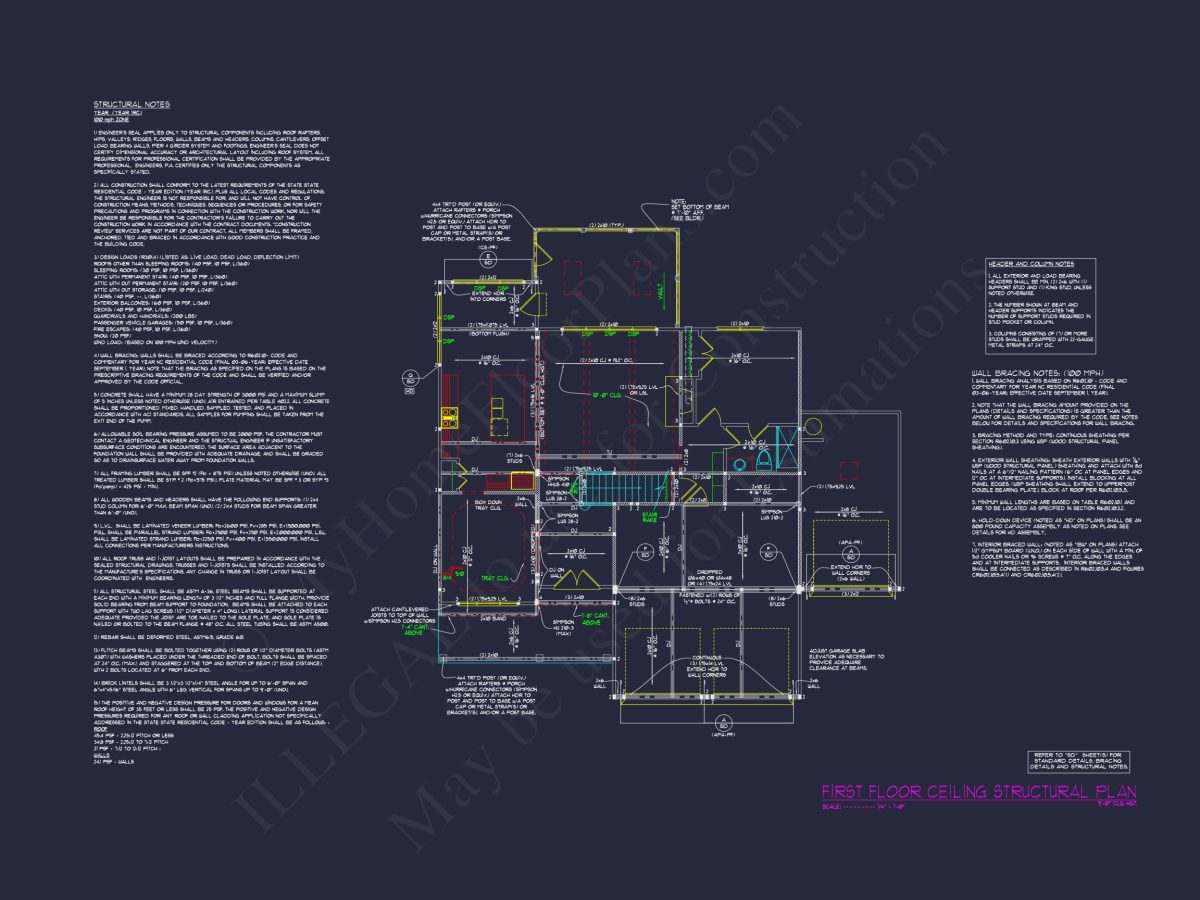 Elegant Traditional Craftsman house Plan with CAD Designs