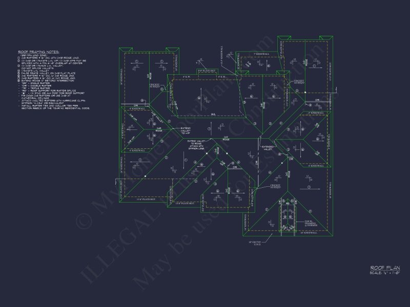 Elegant Traditional house Floor Plan with CAD Blueprints