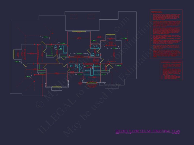 Elegant Traditional house Plan with 3 Floors and CAD Design