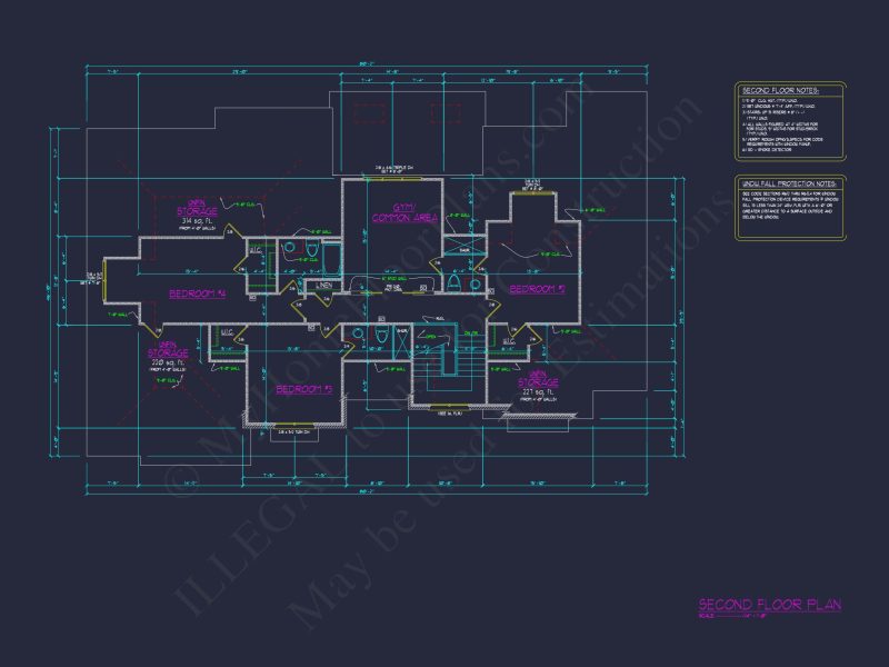Elegant Traditional house Plan with 3 Floors and CAD Design