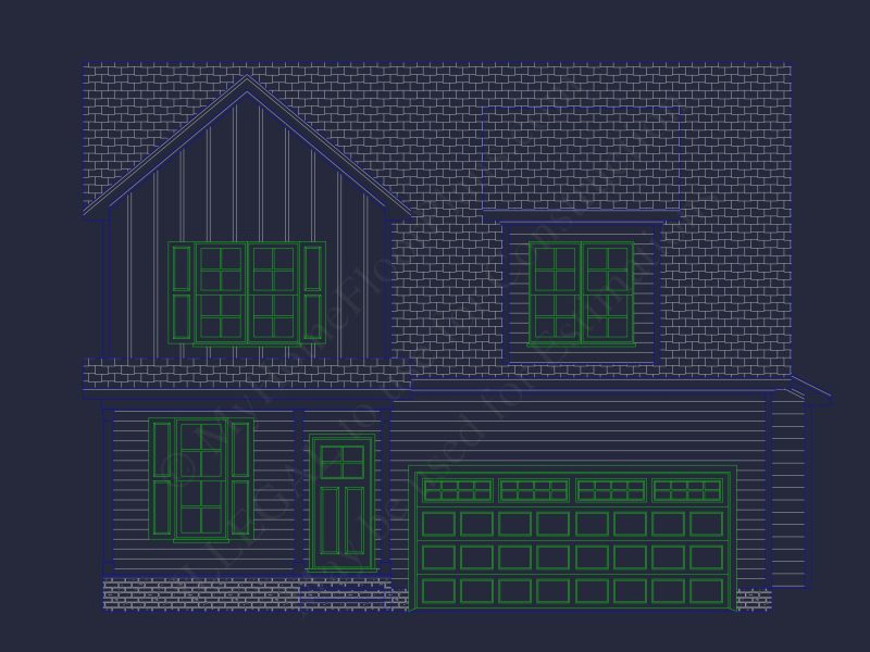 Elegant Traditional house Plan with Complete Blueprint Designs