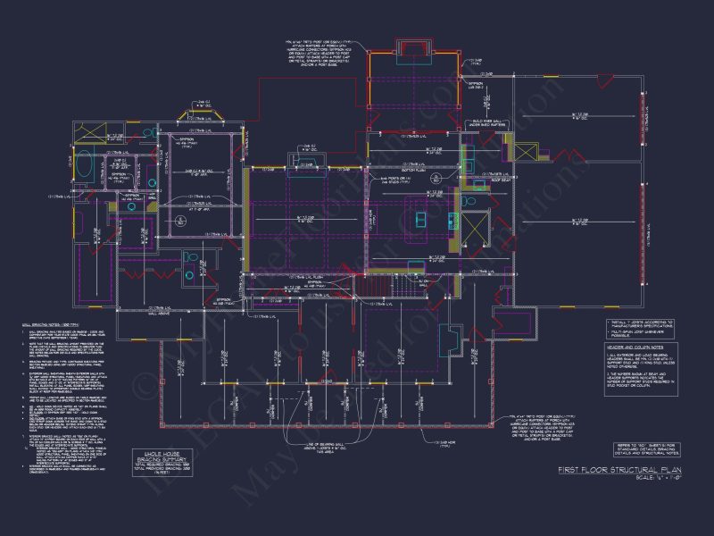 Elegant Traditional house Plan with Detailed Architecture & CAD