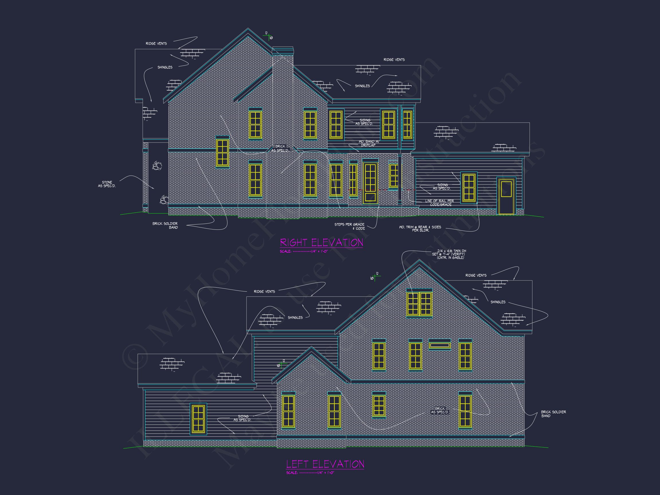 Elegant Tudor Home Design with CAD Floor Plans & Blueprints