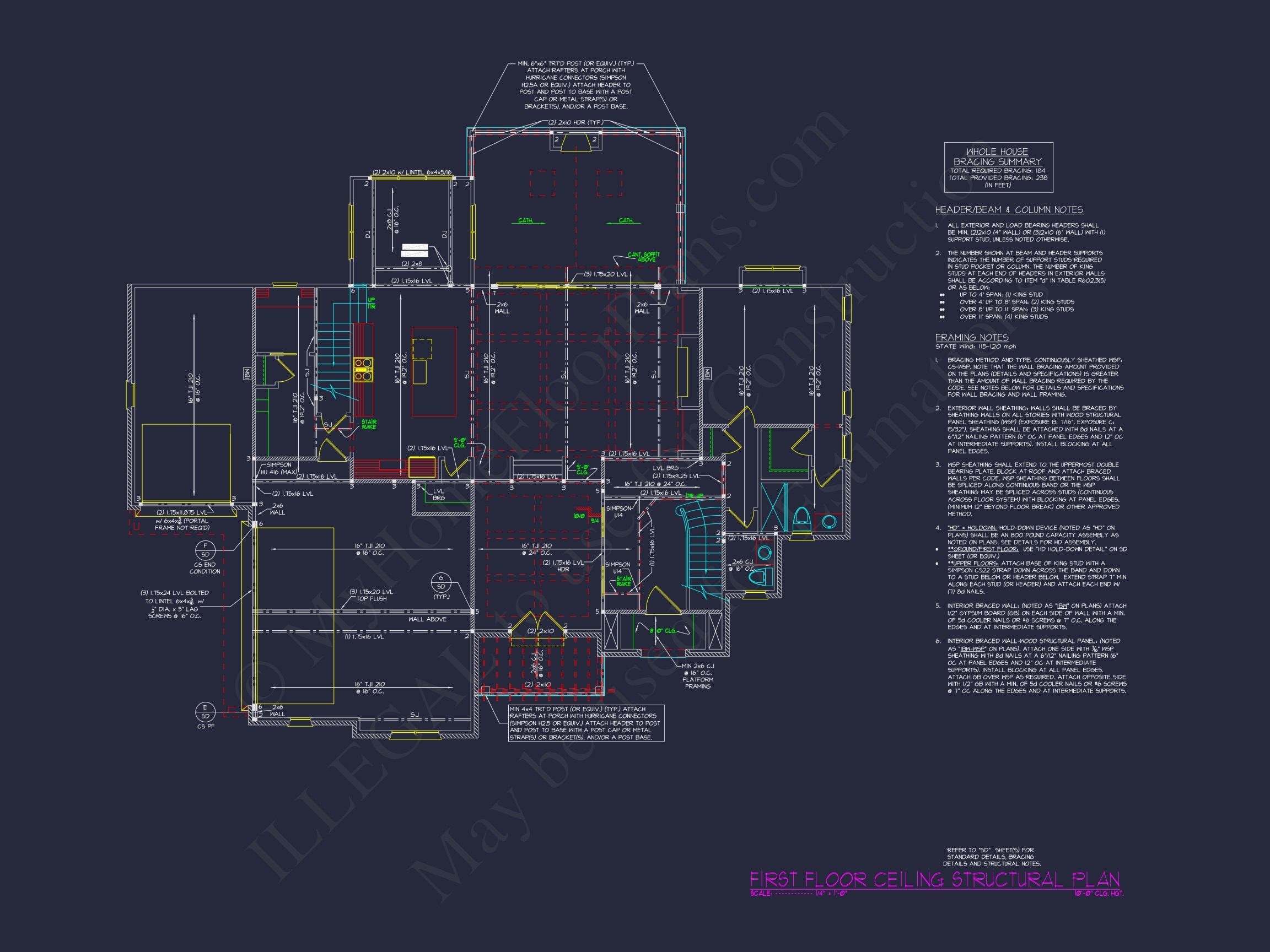 Elegant Tudor-Style Home Plan with Detailed CAD Blueprints