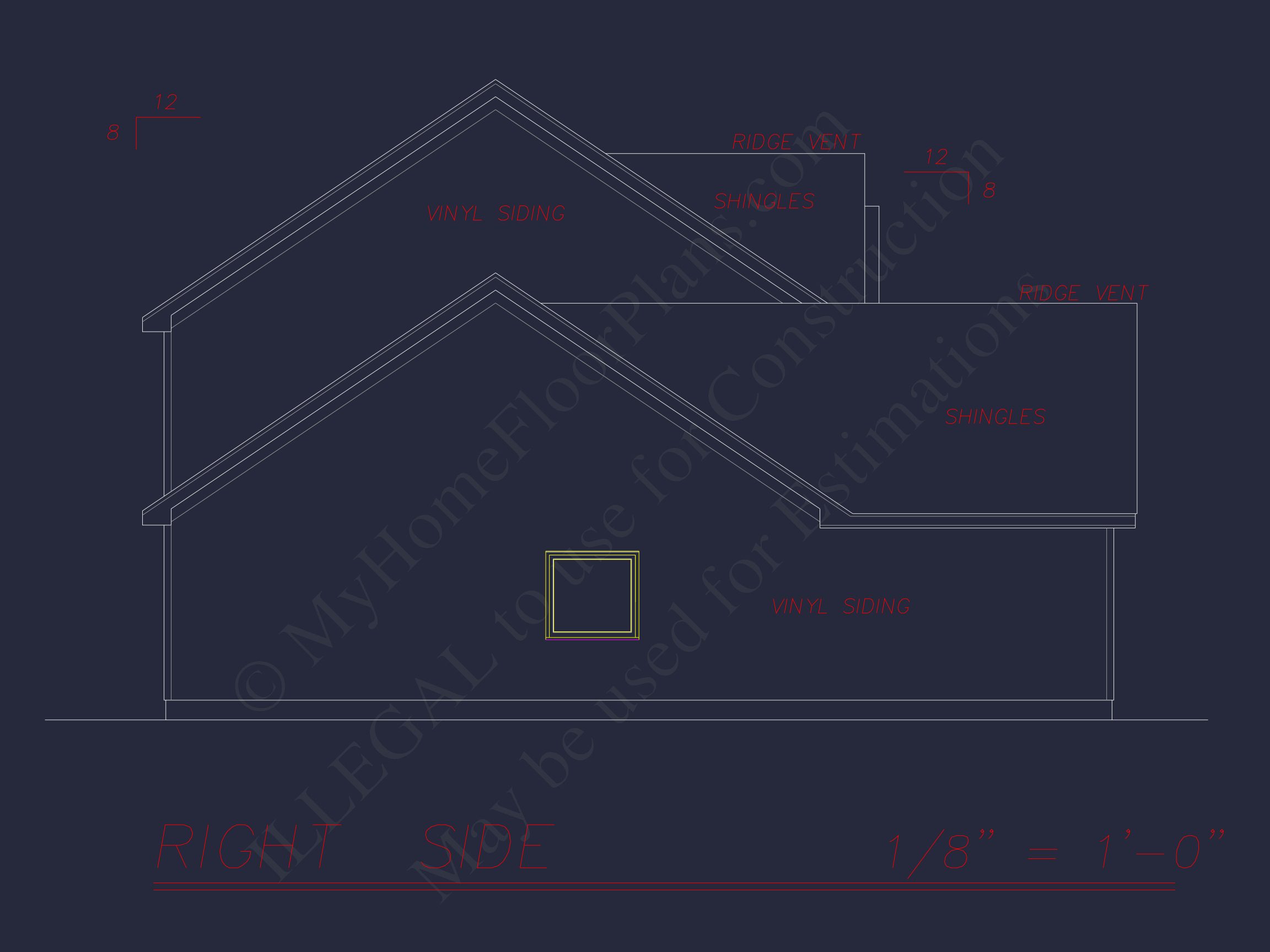Elegant Two-Story Home Plan with 4 Bedrooms & CAD Designs