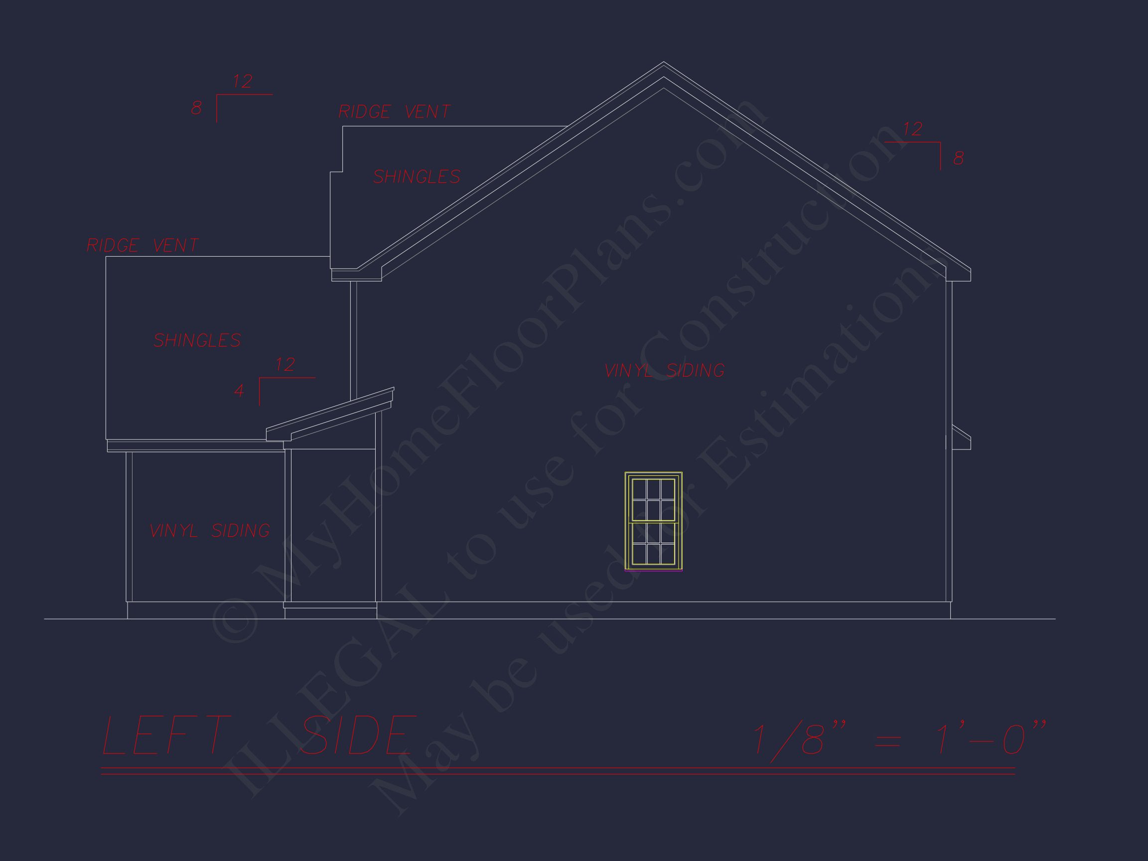 Elegant Two-Story Home Plan with 4 Bedrooms & CAD Designs