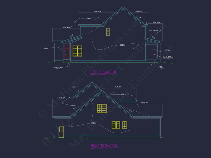 Elevate Your house with Modern Floor Plan Blueprint Designs