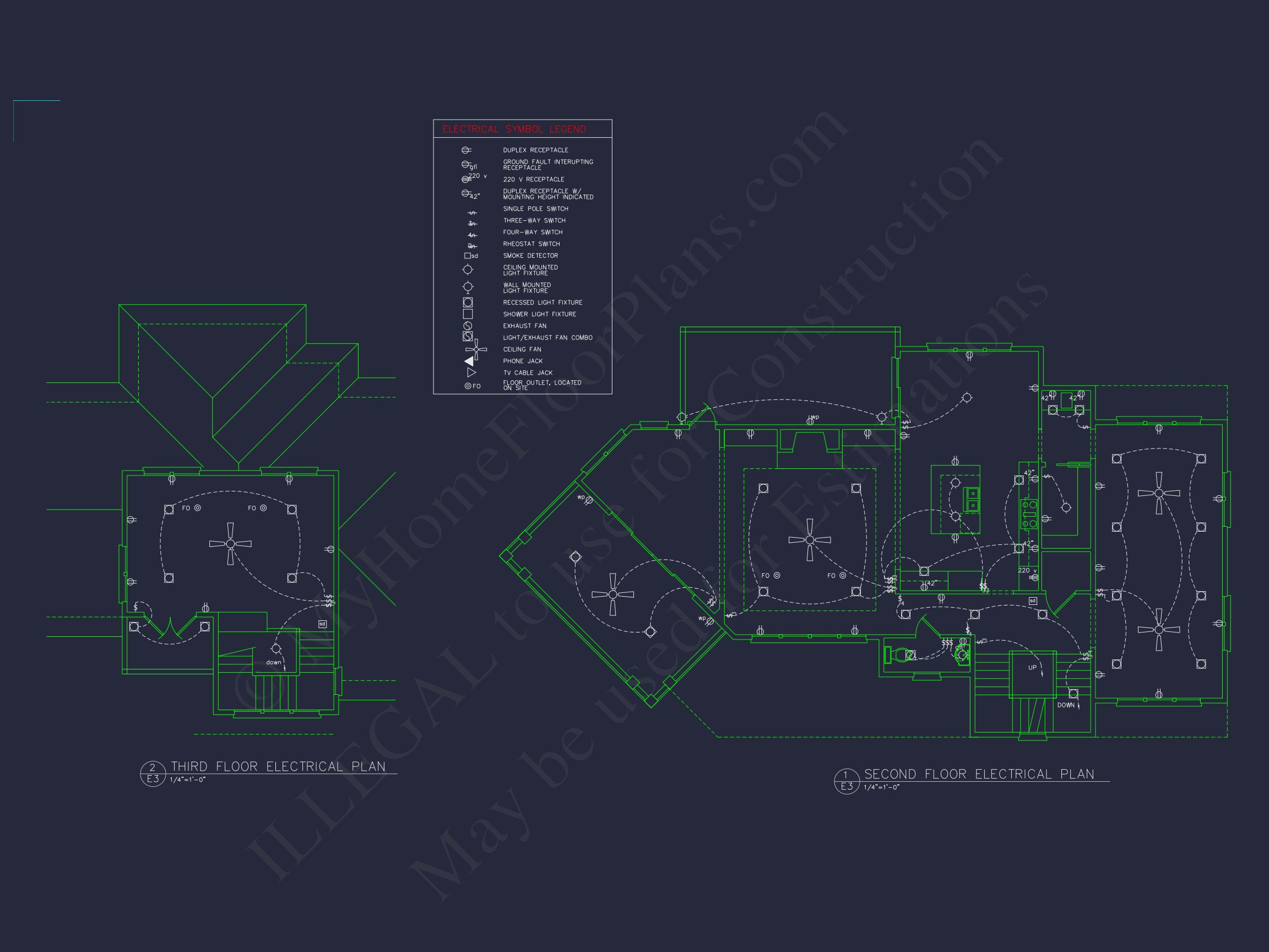 Enhanced Beach house Floor Plan with CAD & Blueprint Designs