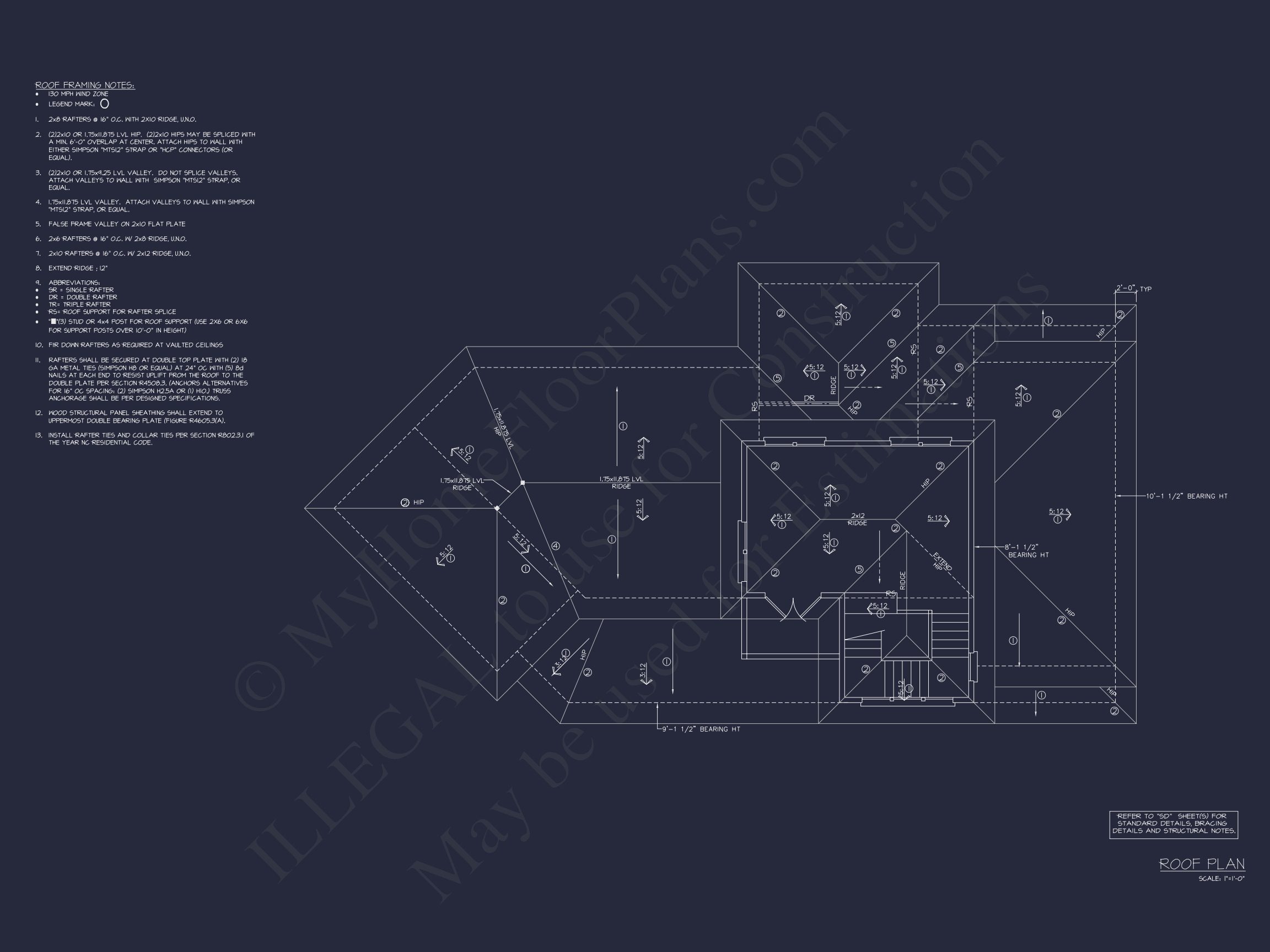 Enhanced Beach house Floor Plan with CAD & Blueprint Designs