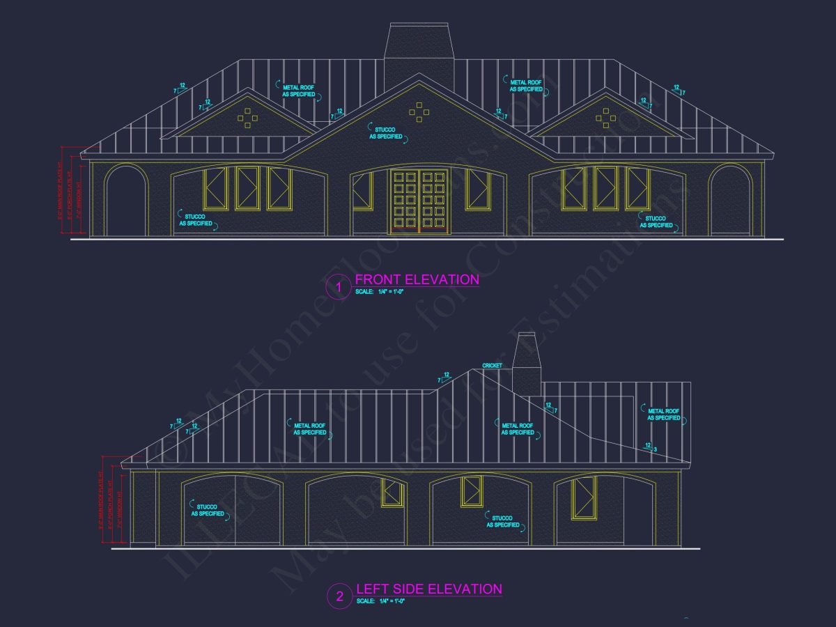 European house Floor Plan: 2 Bed, 2498 Sq Ft Blueprint