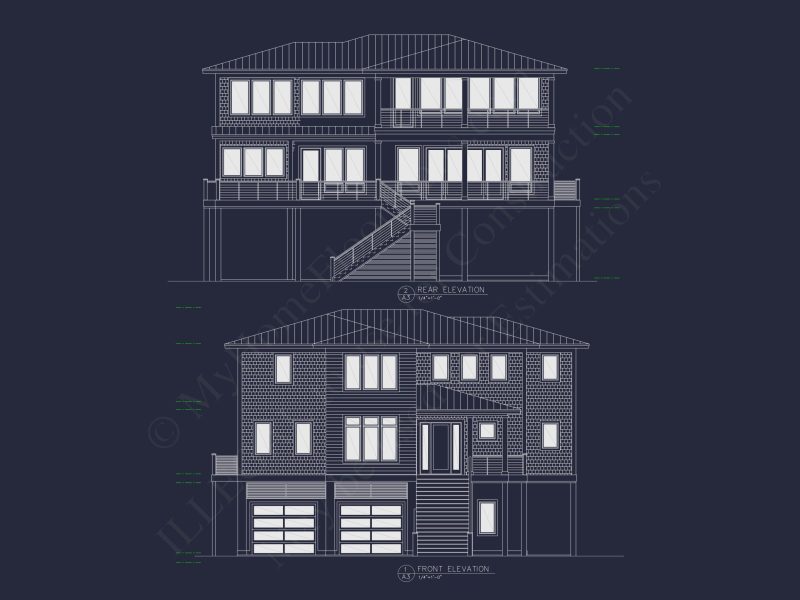 Exclusive Beach house Designs: Elegant Floor Plan and Blueprint