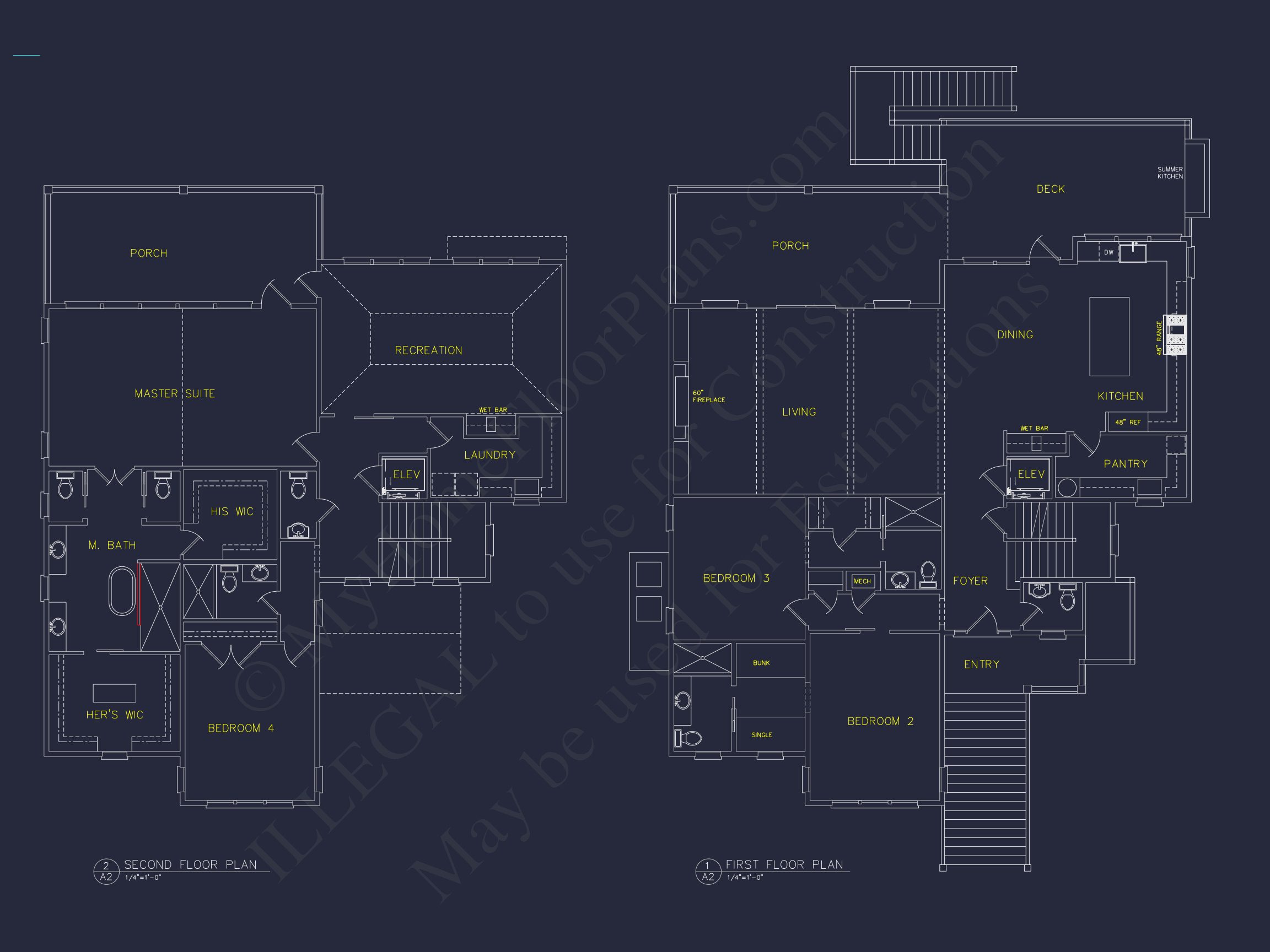 Exclusive Beach house Designs: Elegant Floor Plan and Blueprint