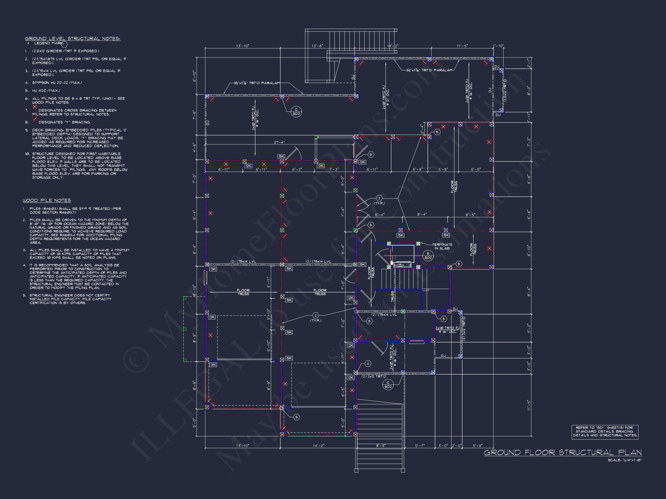 Exclusive Beach house Designs: Elegant Floor Plan and Blueprint