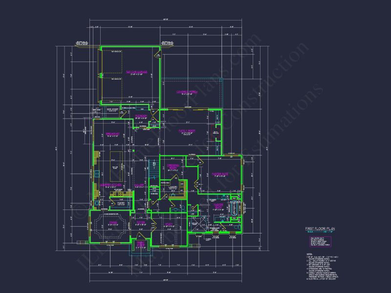 Expansive 5-Bedroom house Plan with Blueprint and CAD Designs