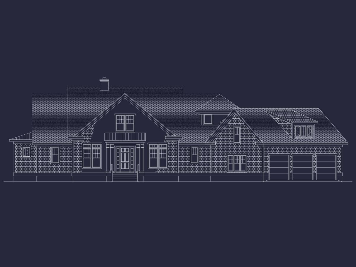 Expansive house Plan with 6 Baths, CAD Designs & Features
