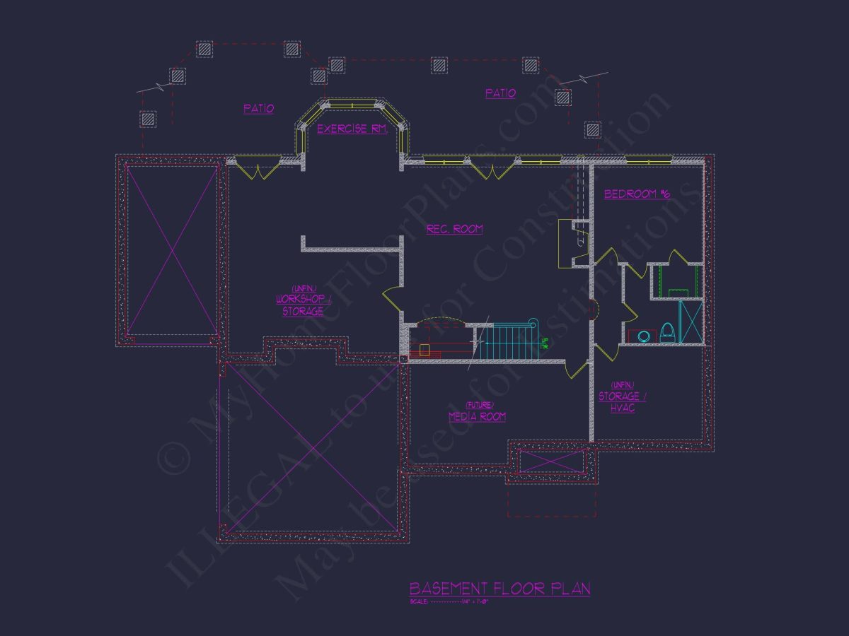 Expansive house Plan with Floor Plans & CAD Designs