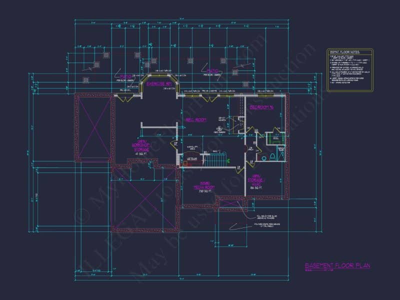 Expansive house Plan with Floor Plans & CAD Designs